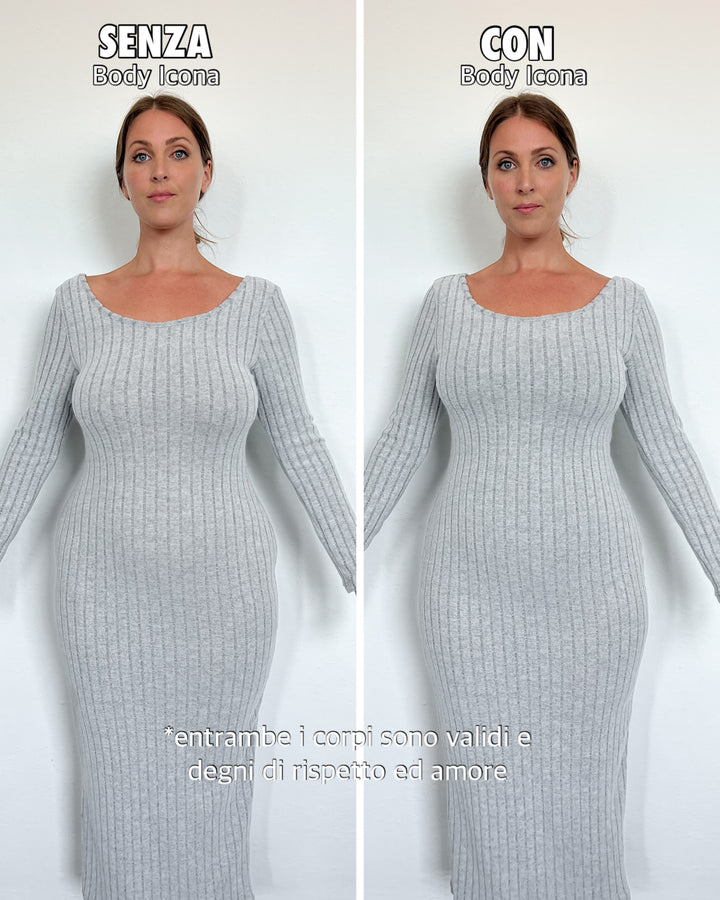 Body ICONA - Sculpt reversible SALVIA/BEIGE