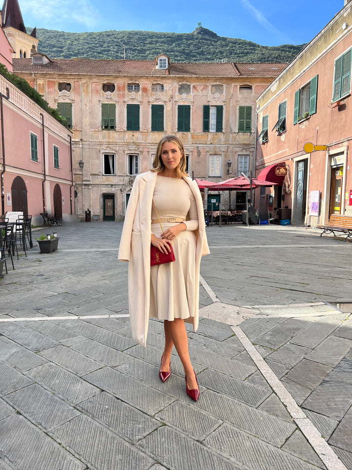 Gonna ROSSELLA Midi - Beige