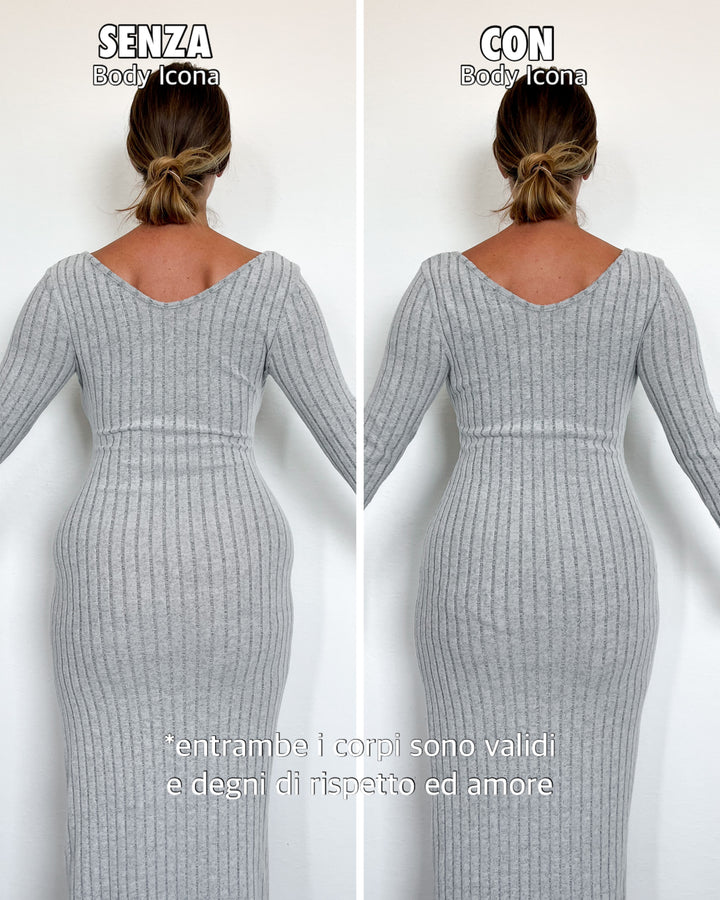 Body ICONA - Sculpt reversible SALVIA/BEIGE