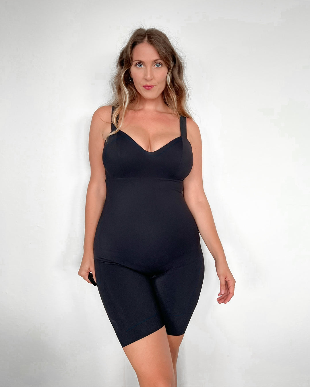 Tutina modellante IRINA - doppio Sculpt Nero