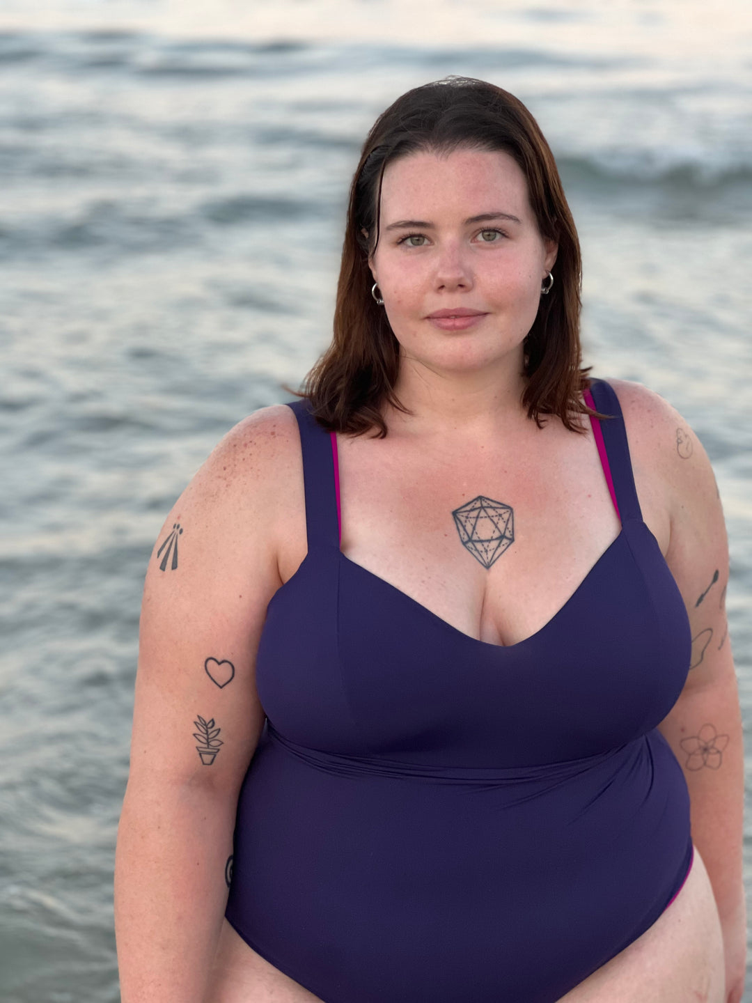 Body DIANA - Sculpt Reversibile NERO/ BLU COBALTO