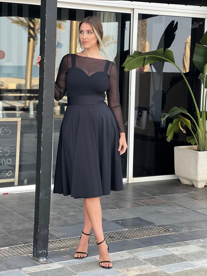 Body scollo a Cuore - NERO Sculpt