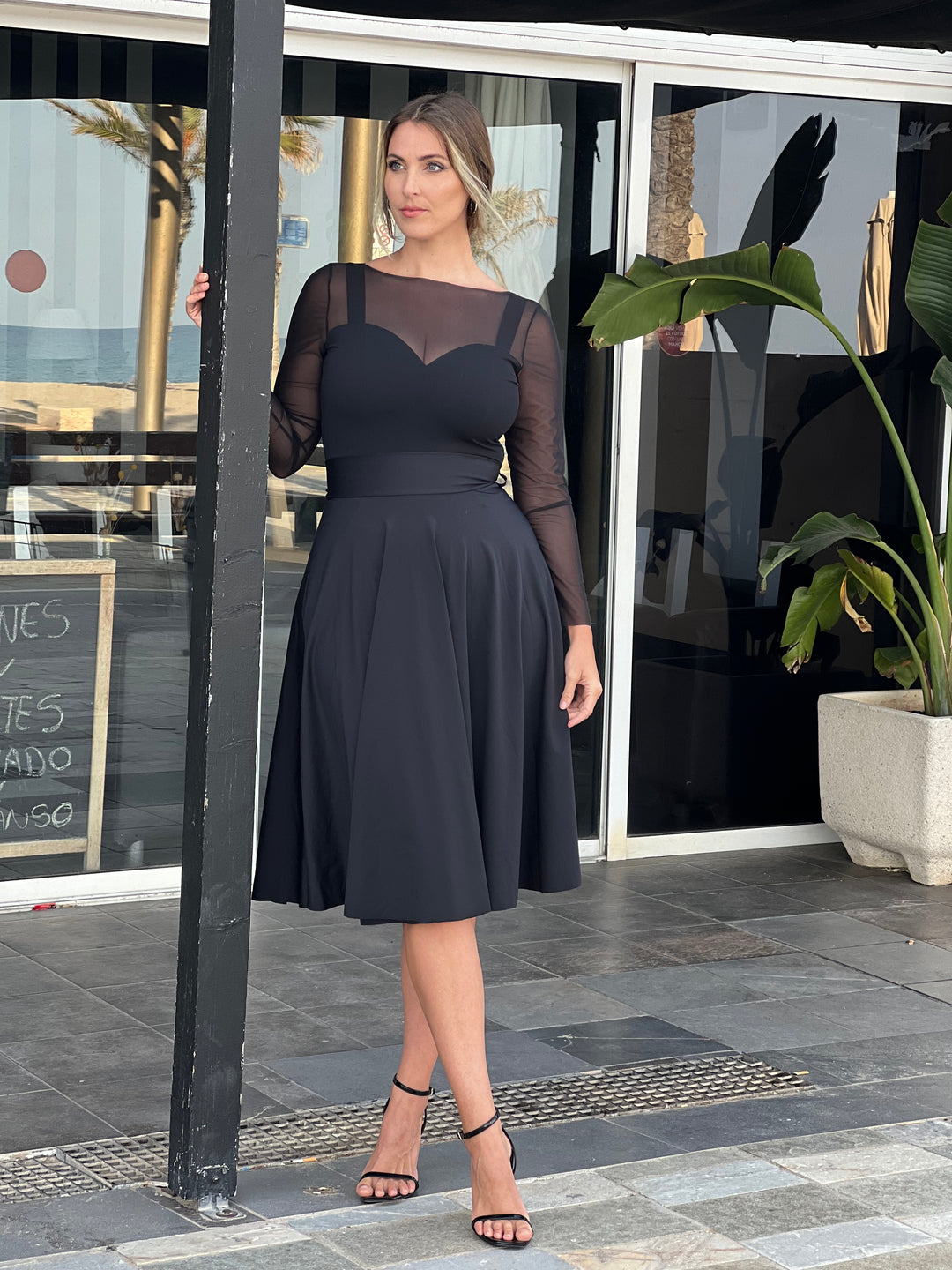 Body scollo a Cuore - NERO Sculpt