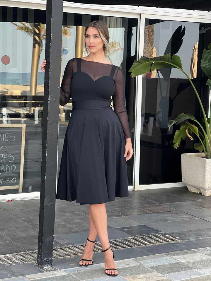 Body scollo a Cuore - NERO Sculpt