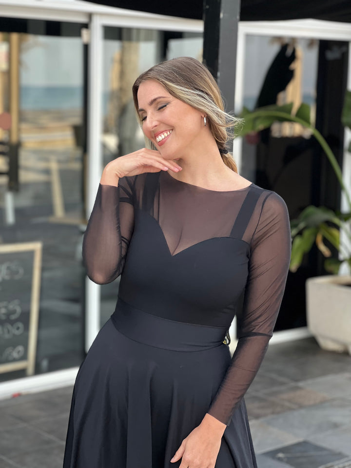 Body scollo a Cuore - NERO Sculpt