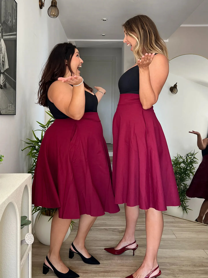 Gonna ROSSELLA Midi - Beige