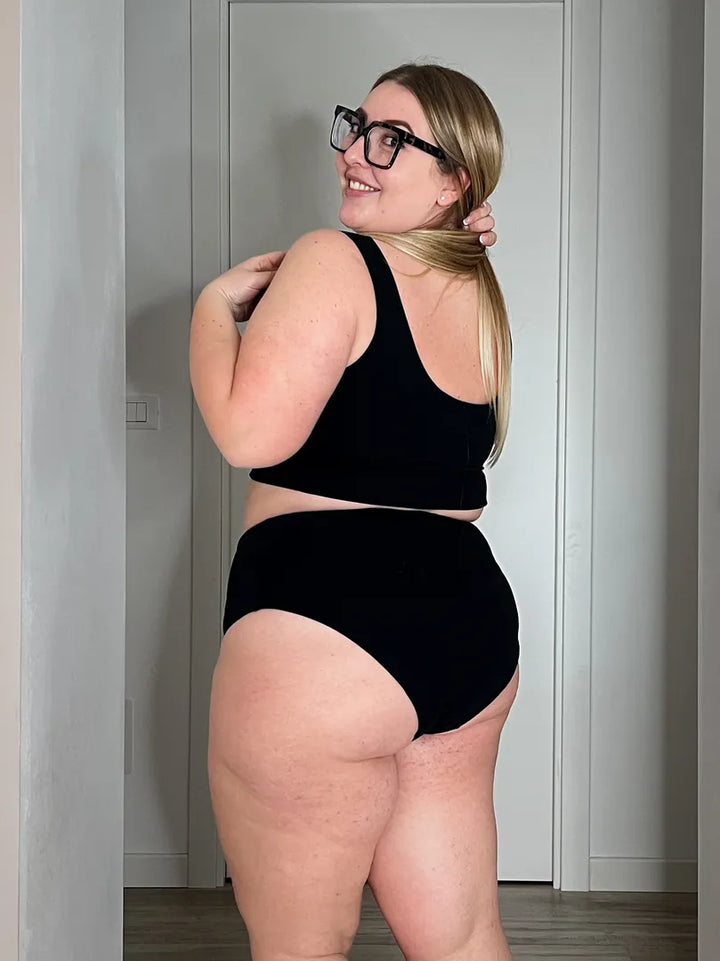 Culotte DEMURE Shaper Cotone - Nero