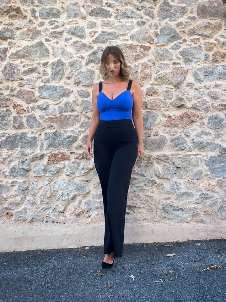 Body DIANA - Sculpt Reversibile NERO/ BLU COBALTO