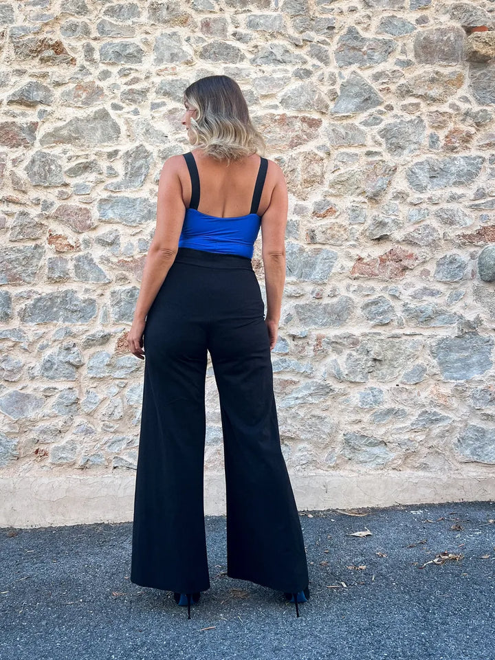 Body DIANA - Sculpt Reversibile NERO/ BLU COBALTO