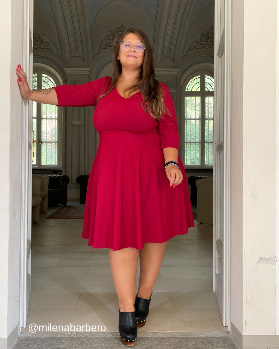 Abito EVA Sculpt - ROSSO PROFONDO
