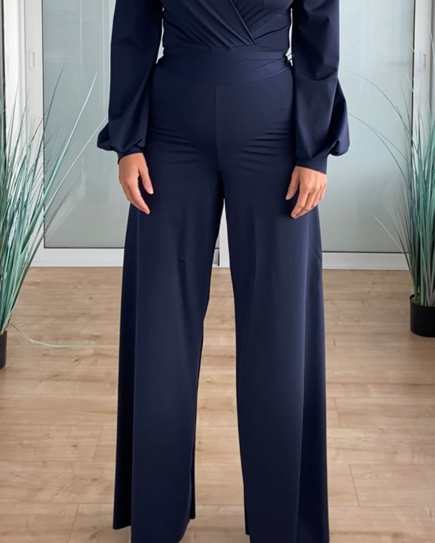 Pantalone PALAZZO - Midnight Blue