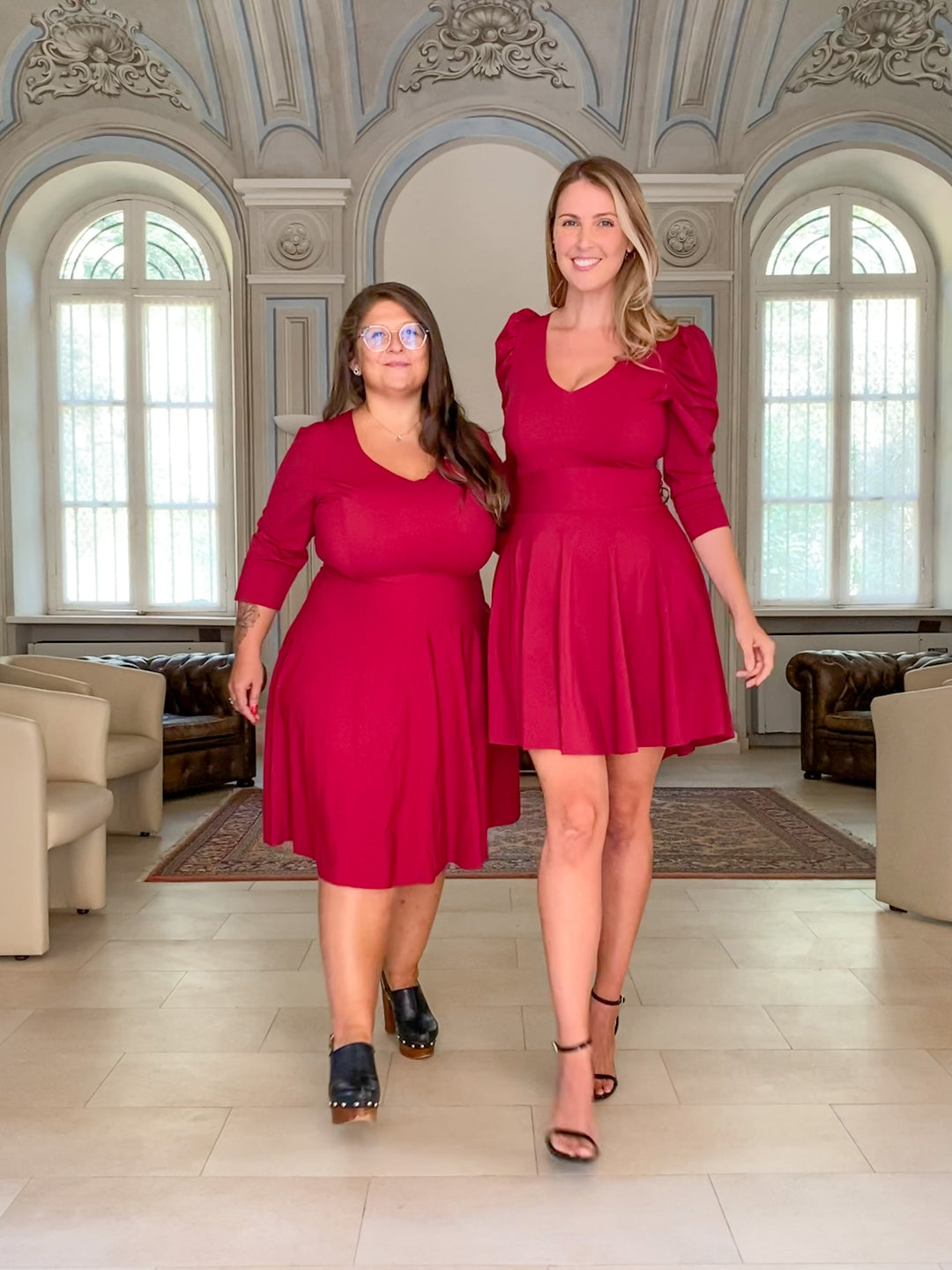 Gonna Corta - Rosso Profondo Sculpt