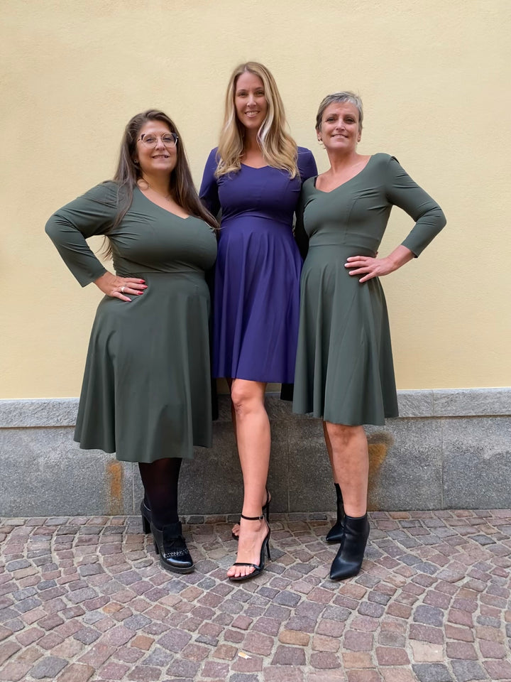 Abito EVA Sculpt - VIOLA