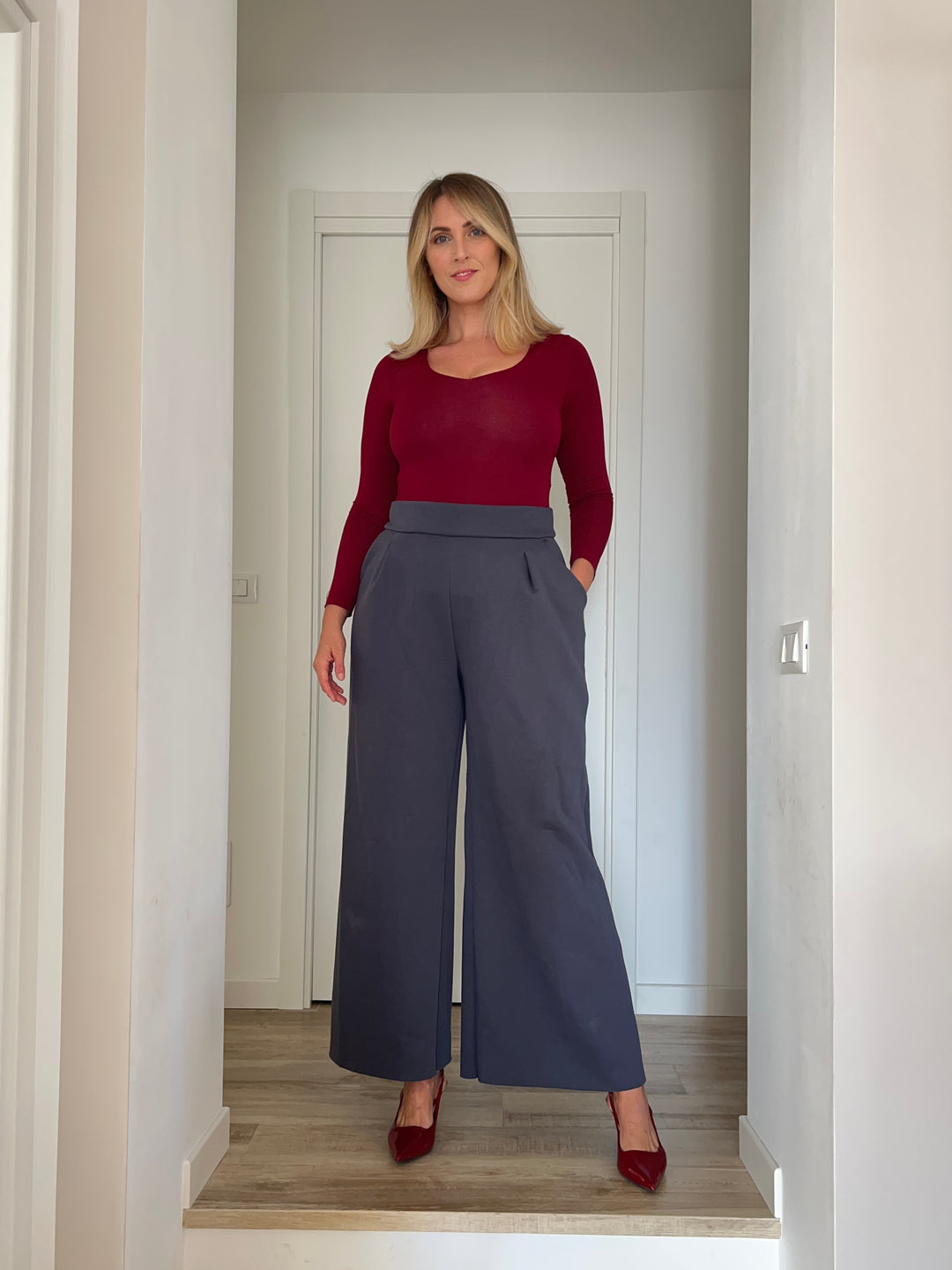 Pantalone BOSSY Felpa di cotone - Antracite