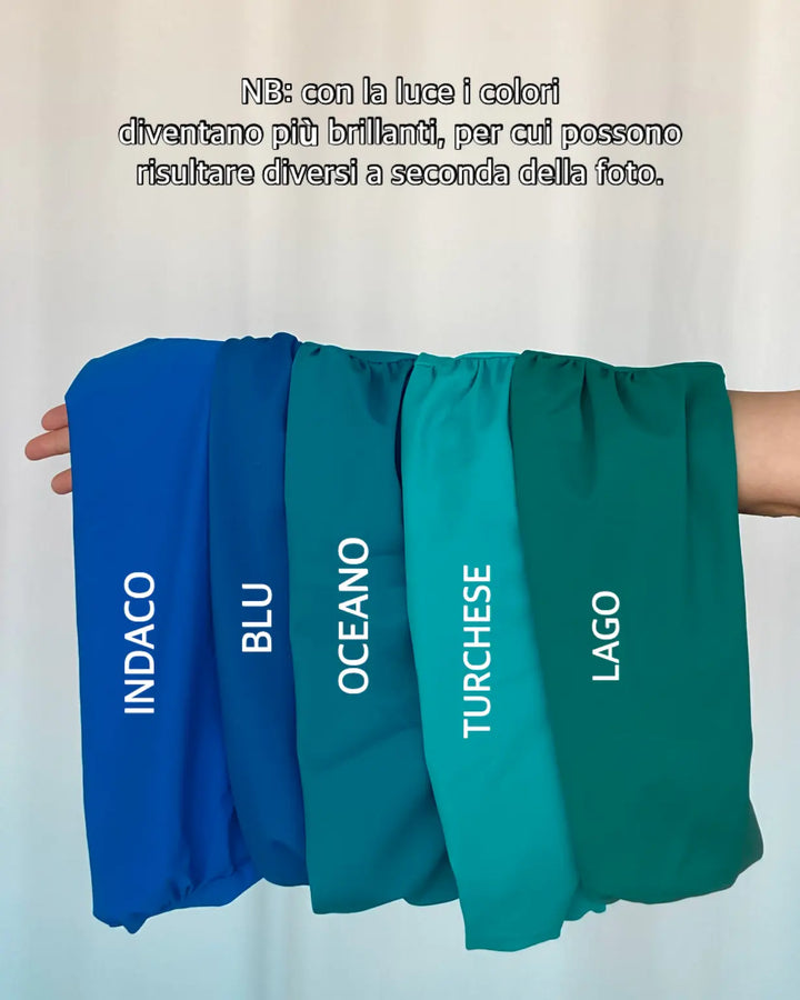 Abito OLIMPIA - Recycled - Blu