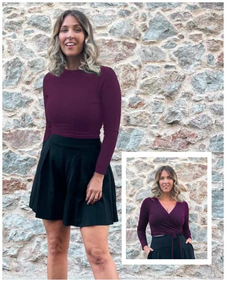 Scaldacuore Punto Milano 2 in 1 - Viola Mulberry