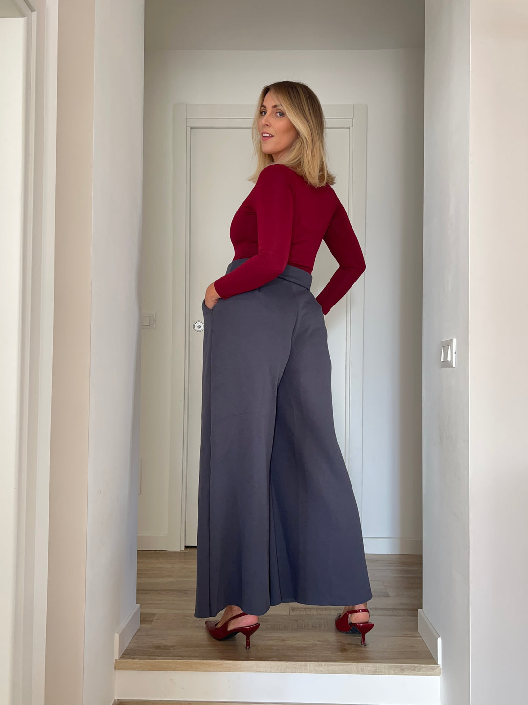 Pantalone BOSSY Felpa di cotone - Antracite