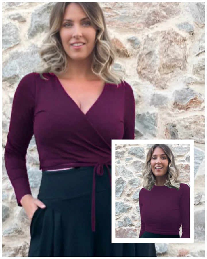 Scaldacuore Punto Milano 2 in 1 - Viola Mulberry