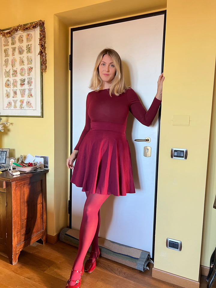 Gonna ROSSELLA Mini - Burgundy