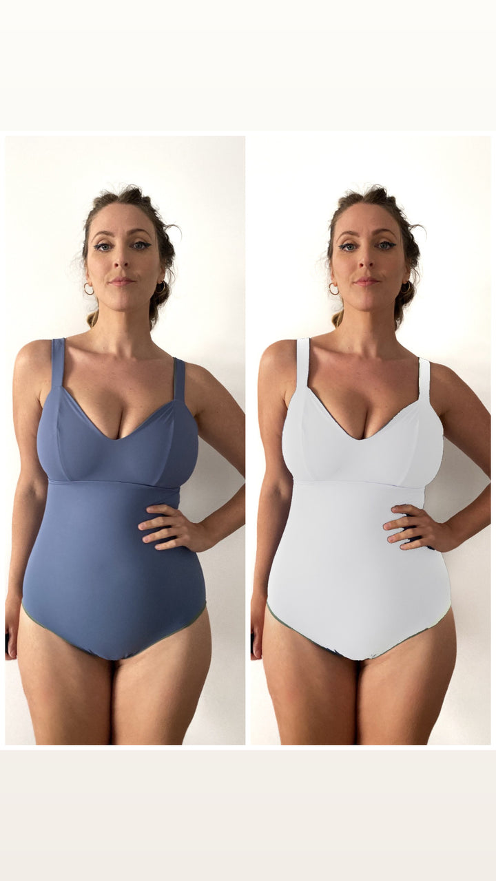 Intero DIANA - Sculpt Reversibile BIANCO / AVIO