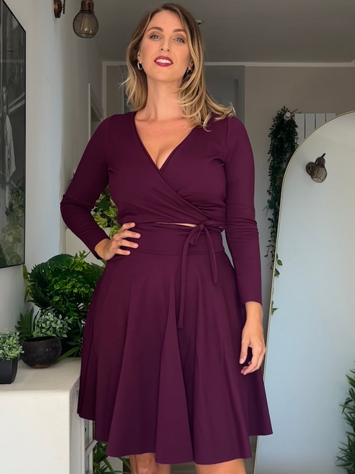 Scaldacuore Punto Milano 2 in 1 - Viola Mulberry