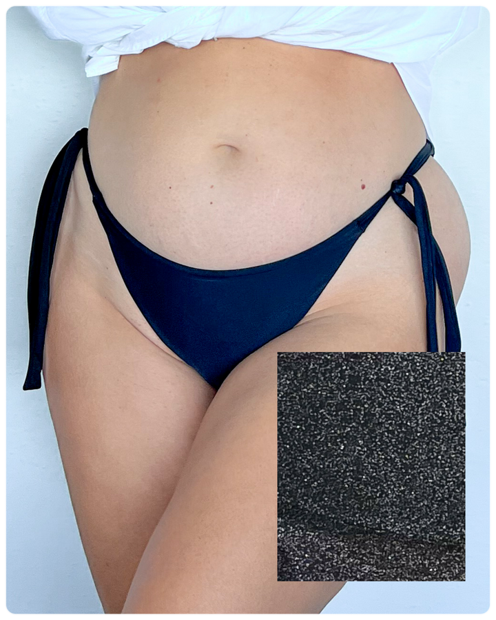 “TU PUOI” Slip Laccetti - Black Diamond