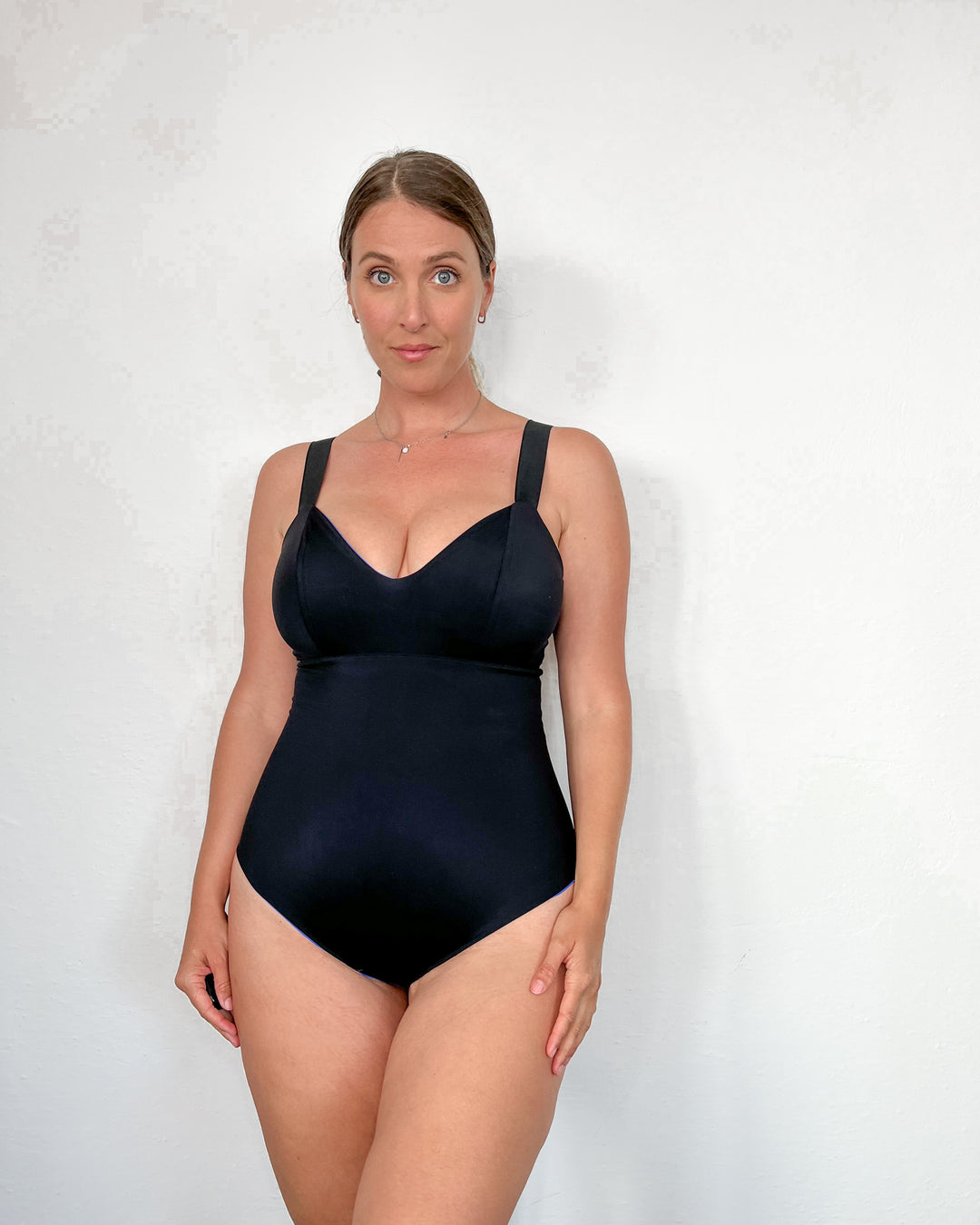 Body DIANA - Sculpt Reversibile NERO/ BLU COBALTO