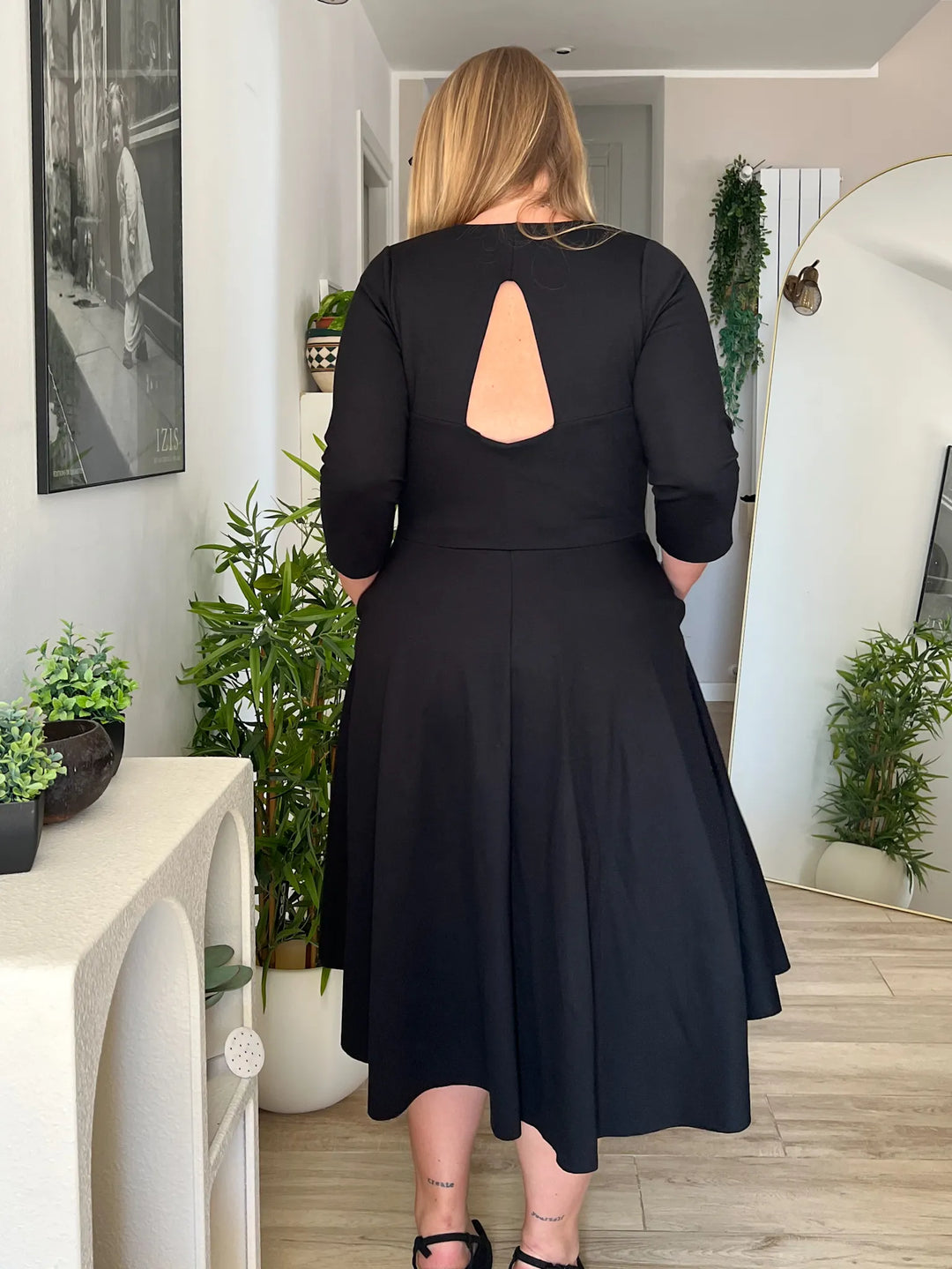 Abito SCARLETT Punto Milano - Verde Bosco (PREORDER)
