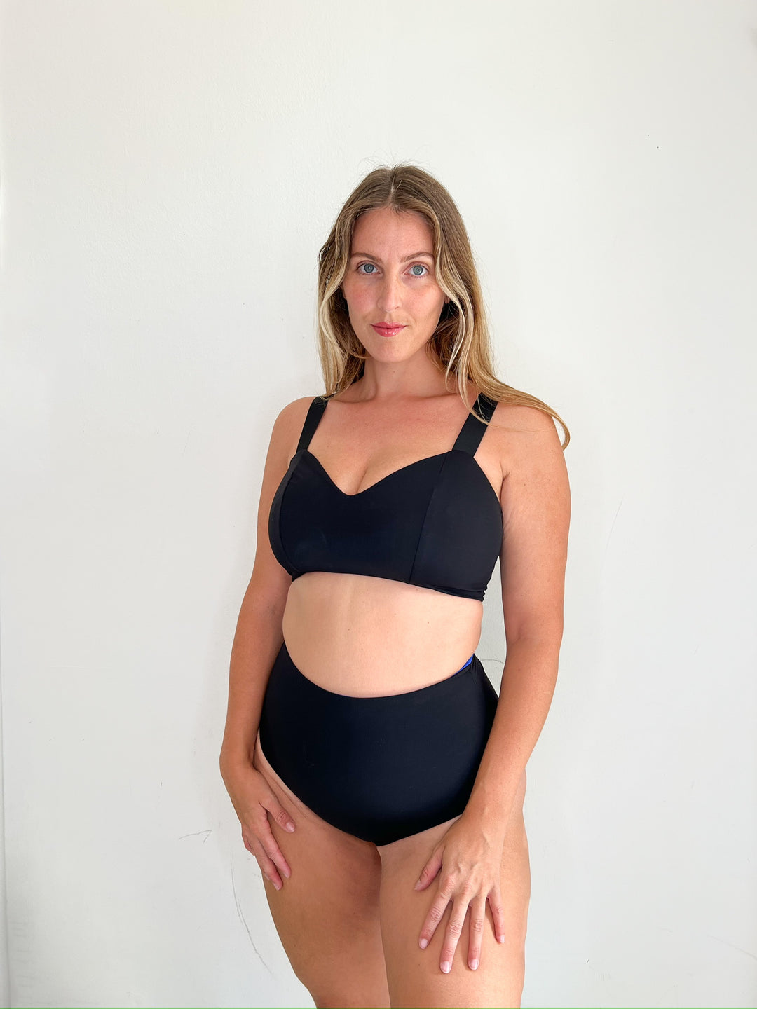 Culotte Double - 2 strati Sculpt - NERO / BLU COBALTO