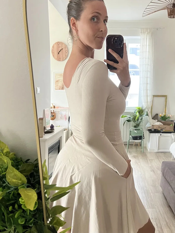 Gonna ROSSELLA Midi - Beige