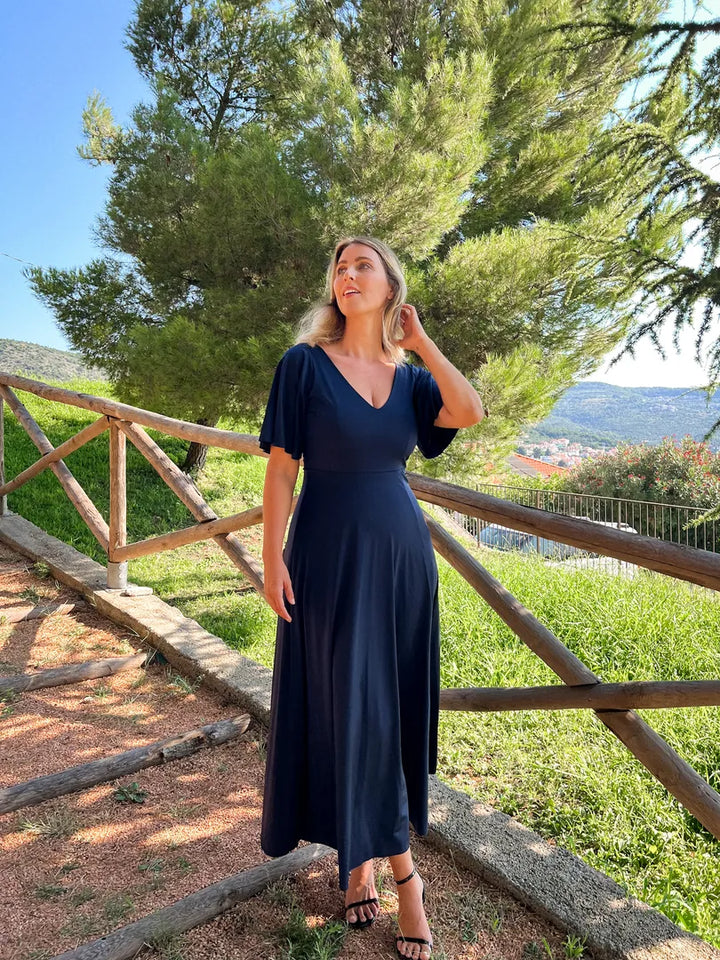 Abito INCANTO lungo - Midnight Blue Gloss