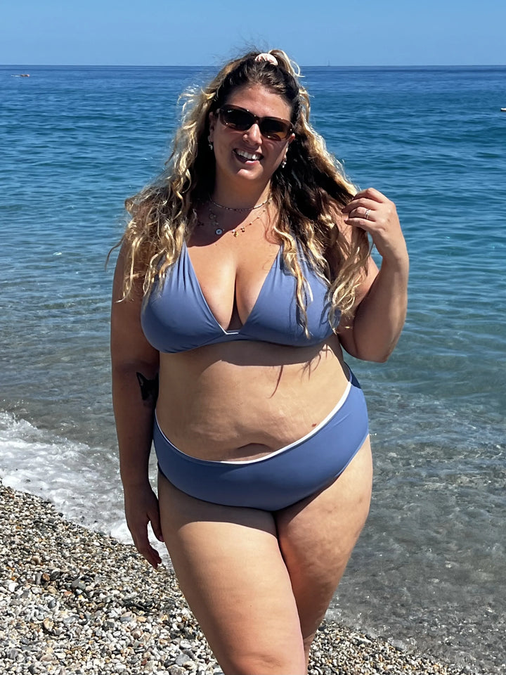 Slip VENUS Reversibile – Plum / Lavanda | Lurex Edition