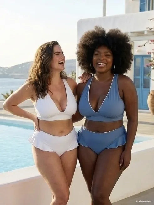 Slip SAILOR Sculpt Reversibile - Bianco/Avio