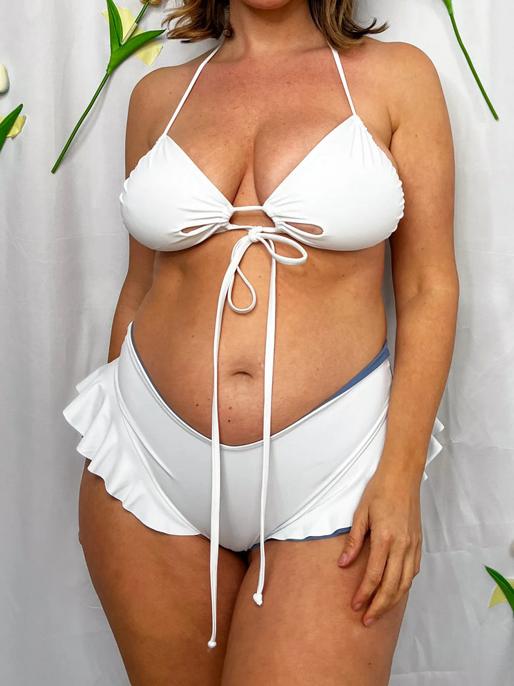 Slip SAILOR Sculpt Reversibile - Bianco/Avio