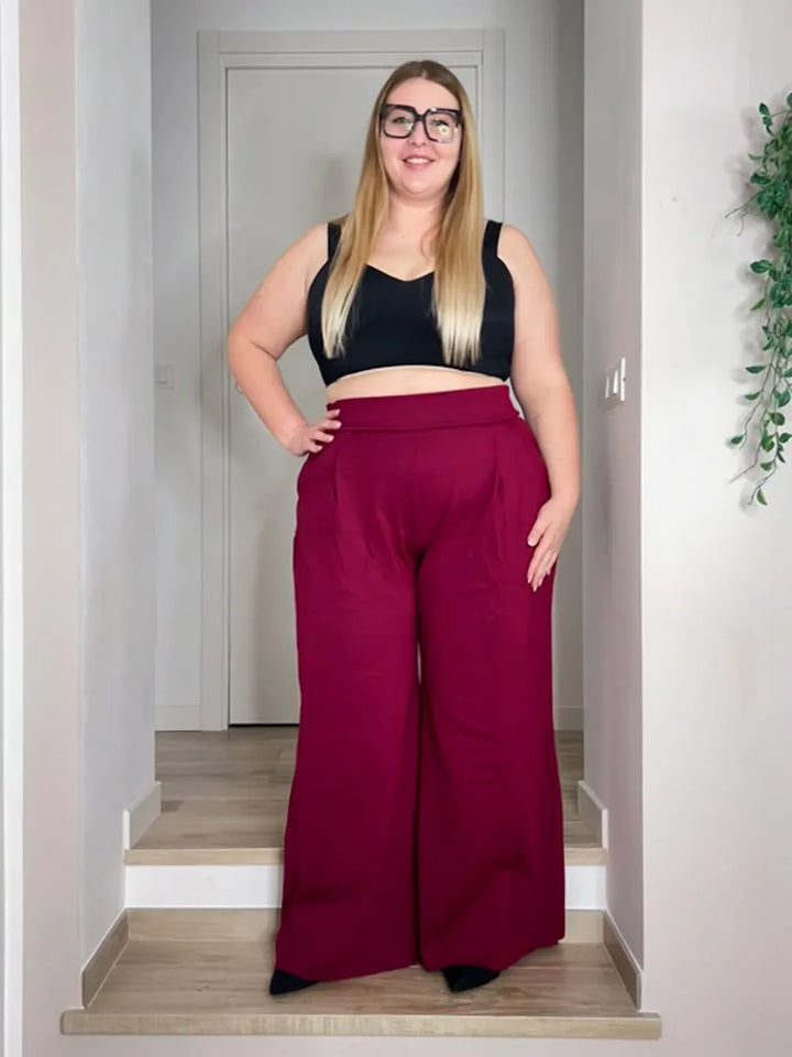 Pantalone BOSSY Punto Milano - Bordeaux