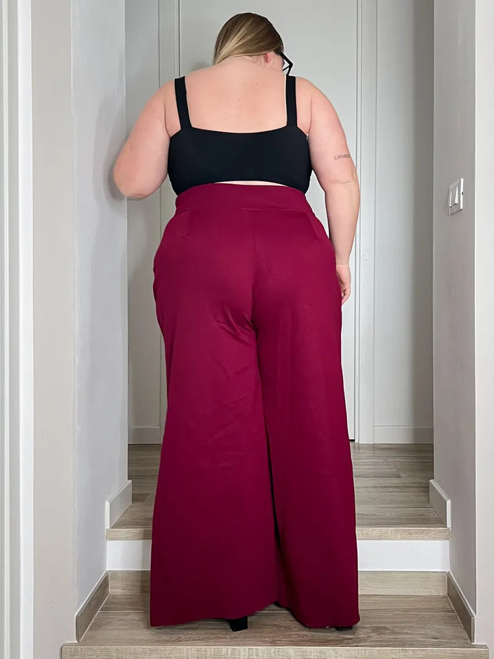 Pantalone BOSSY Punto Milano - Bordeaux