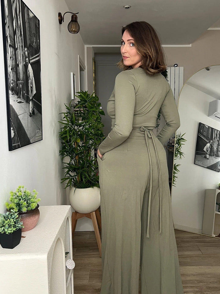 Scaldacuore Punto Milano 2 in 1 - VERDE CACHI CHIARO