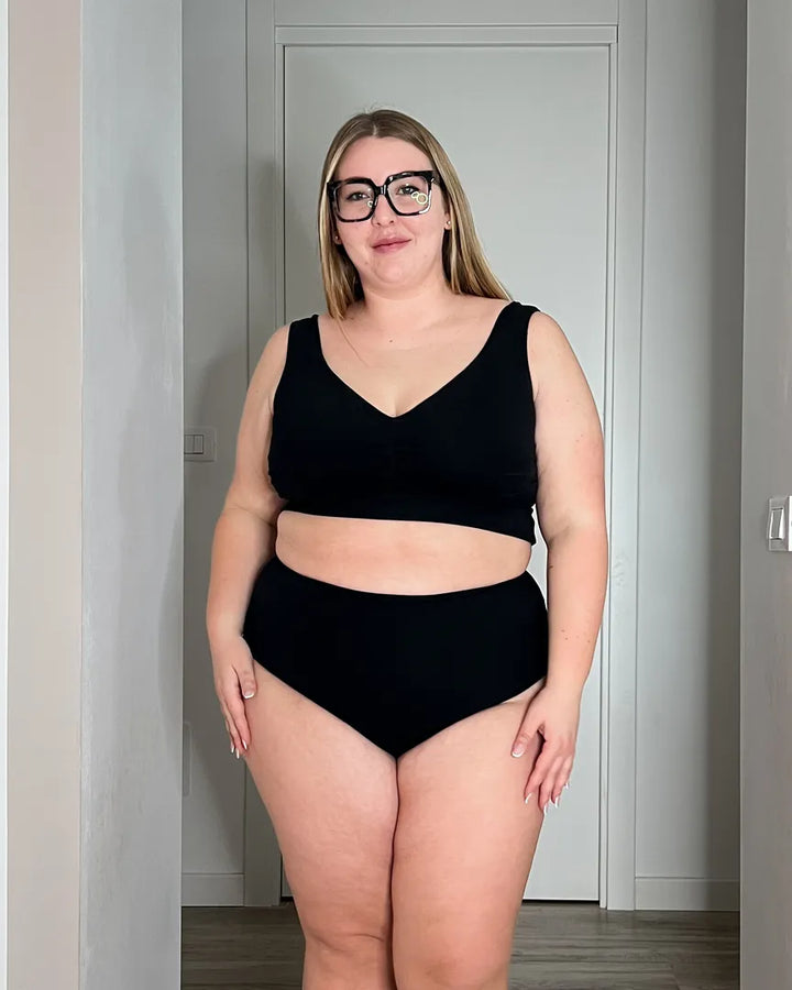 Reggiseno Double Cotone - Nero