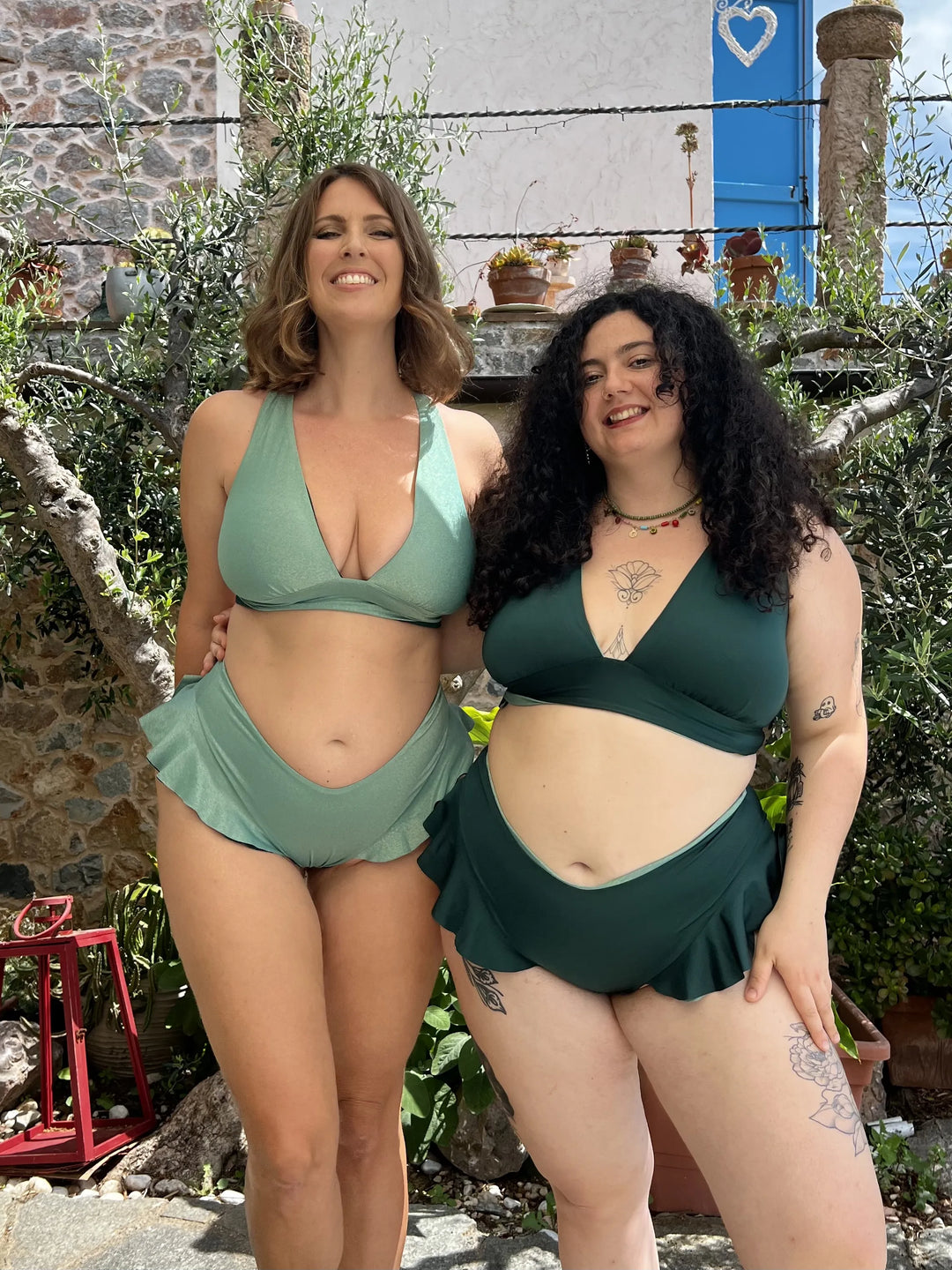 Slip SAILOR Reversibile - Forest / Sage | Lurex Edition