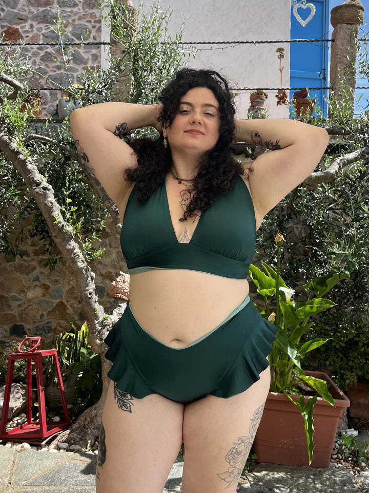 Slip SAILOR Reversibile - Forest / Sage | Lurex Edition