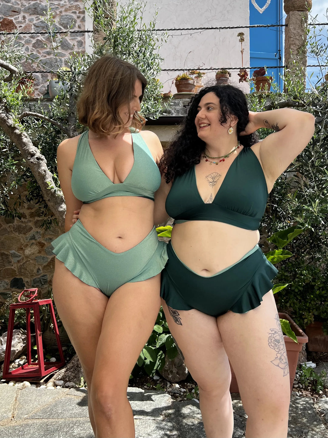 Slip SAILOR Reversibile - Forest / Sage | Lurex Edition