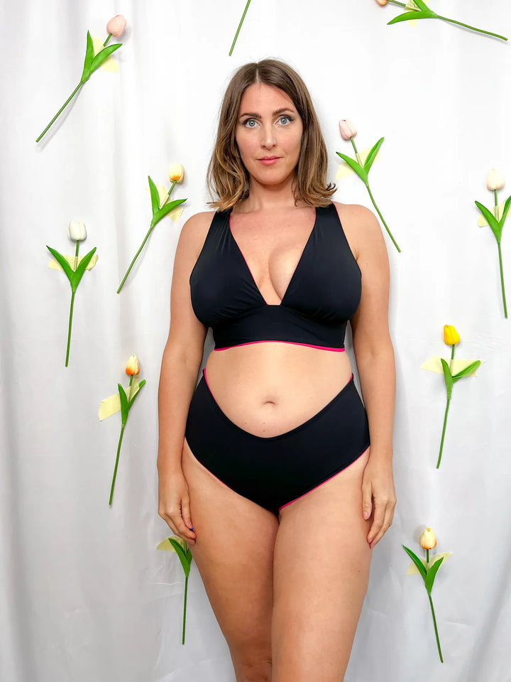 Reggiseno WOW Sculpt - Reversibile - Nero / Fucsia 🦩