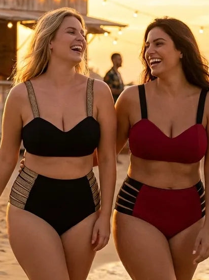 Culotte THE ONE Best Shaper - Nero Oro / Rosso Profondo