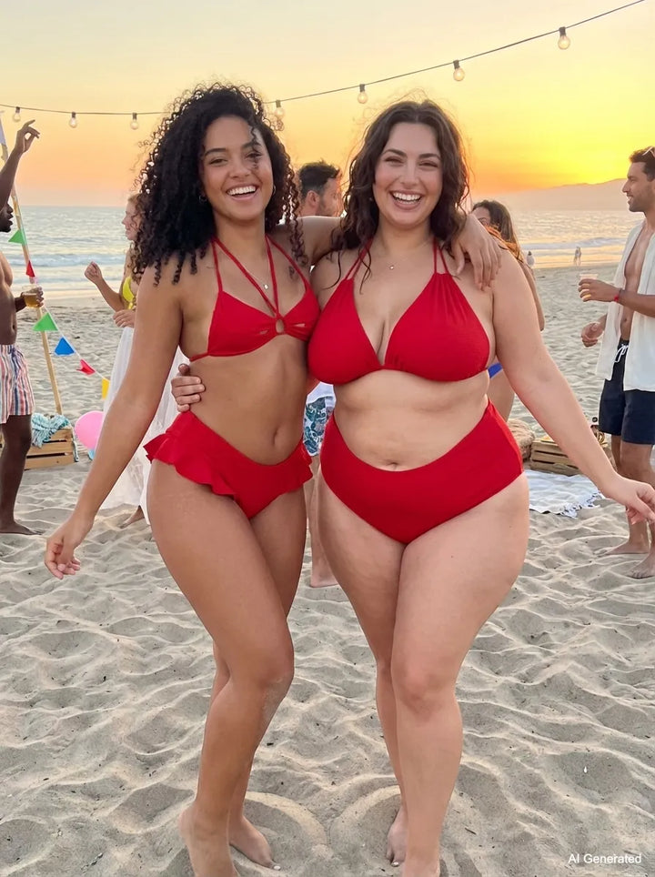 Reggiseno Triangolo "COME TU MI VUOI" - Sculpt - ROSSO