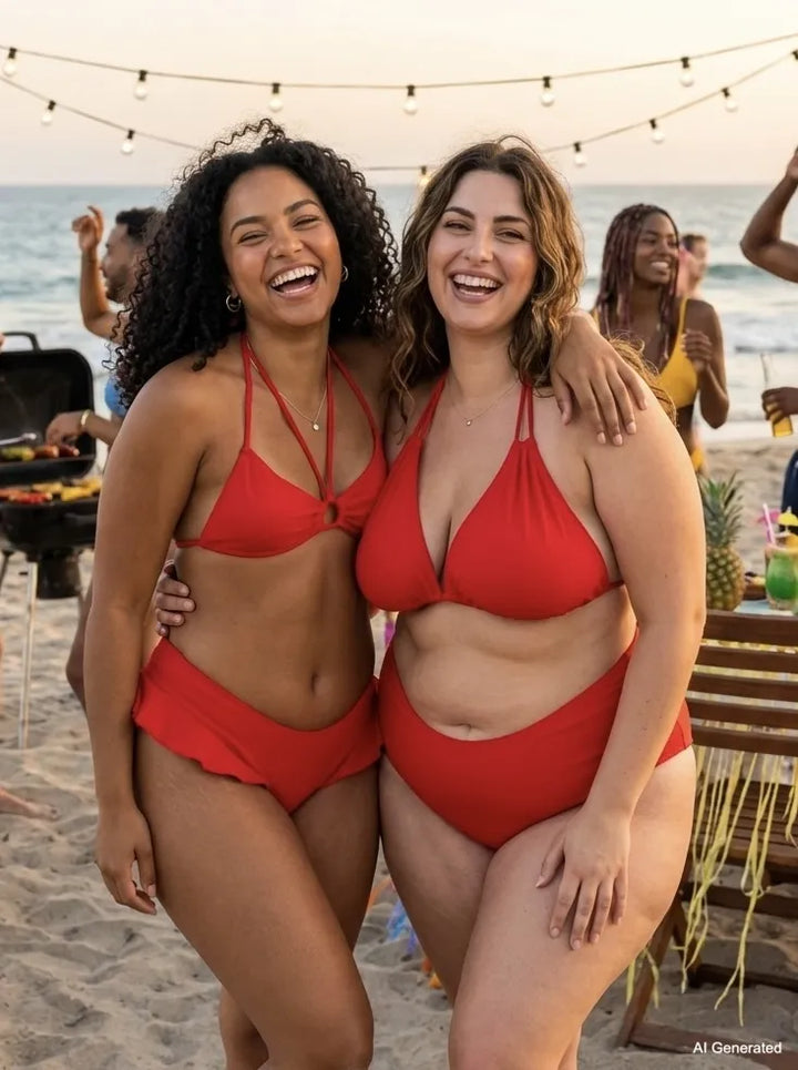 Reggiseno Triangolo "COME TU MI VUOI" - Sculpt - ROSSO