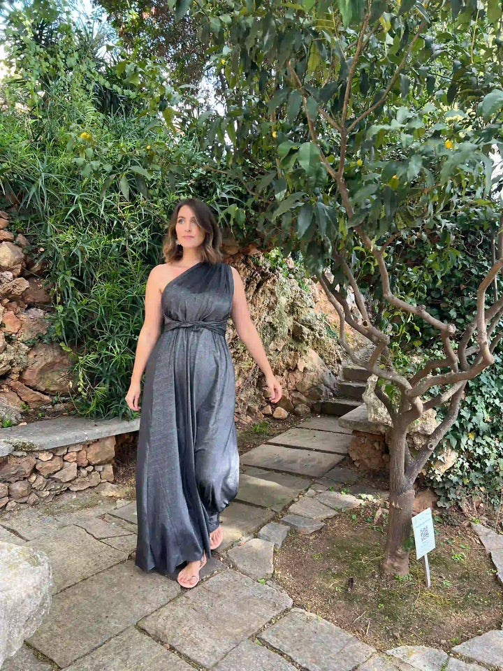 Abito OLIMPIA Multi-way - Lurex editon - Nero