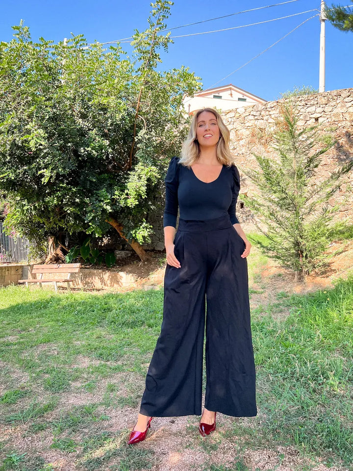 Pantalone BOSSY Punto Milano - Nero