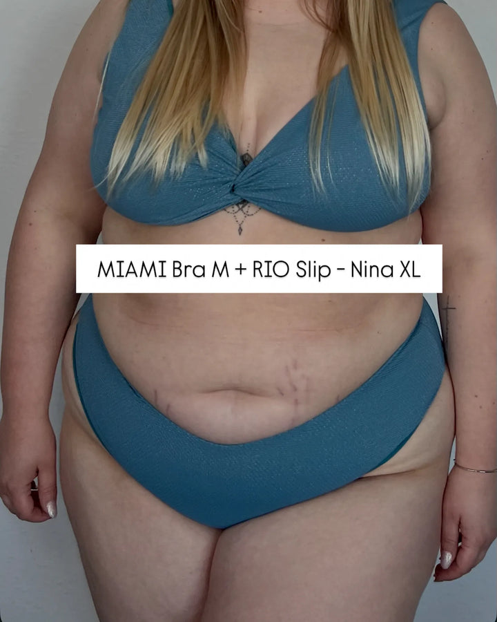 Slip RIO Brasiliana Reversibile - Emerald / Mint
