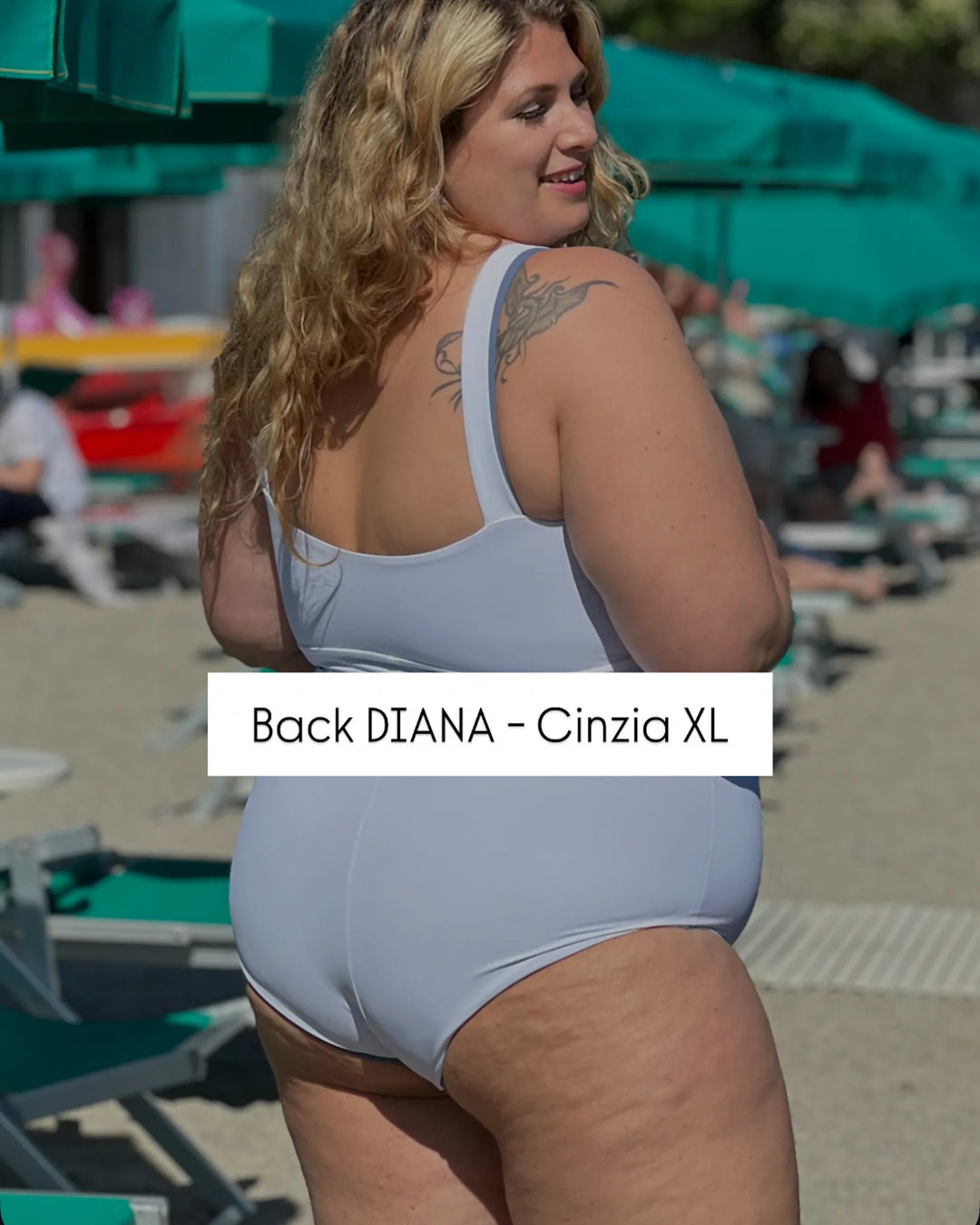 Intero DIANA - Sculpt Reversibile BIANCO / AVIO
