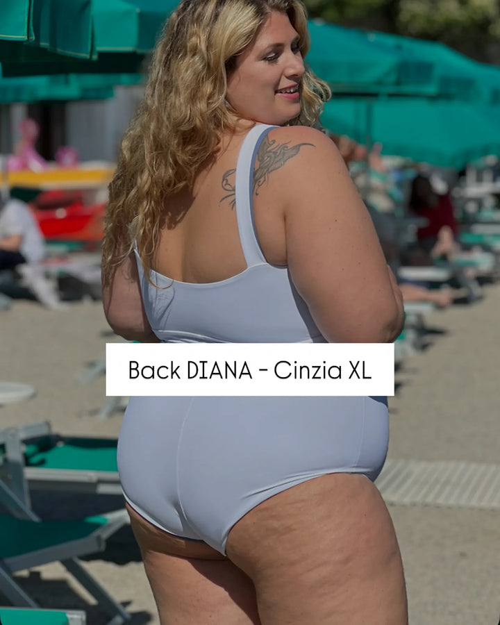 Intero DIANA - Sculpt Reversibile BIANCO / AVIO